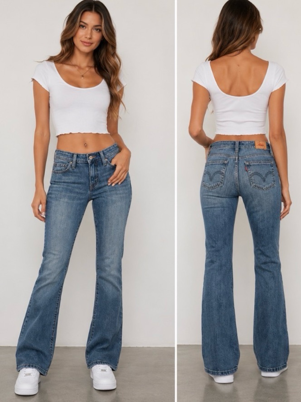 Vintage Y2K 2007 Levi’s low-rise bootcut women’s jeans